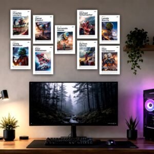 F1 Legends & Modern Icons Wall Poster Set | 02