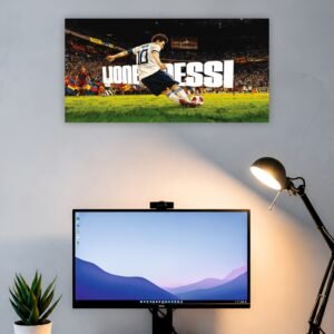 Lionel Messi Football Wall Poster