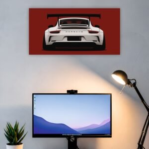 Porsche GT Rear View Wall Poster